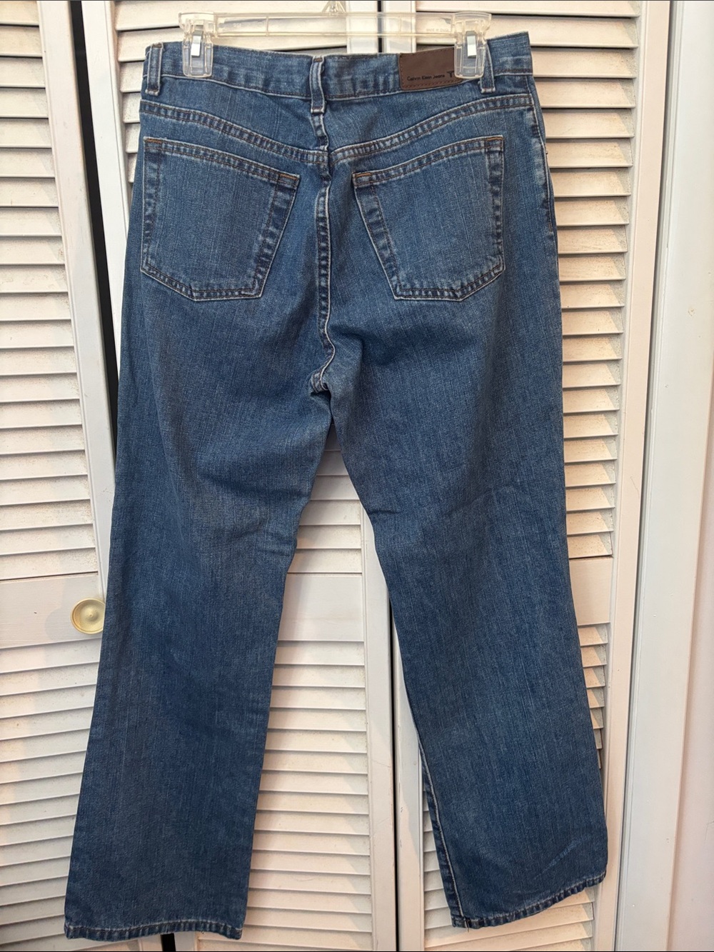 Calvin Klein classic blue bootcut jeans in Size 8